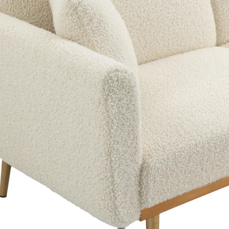 COOLMORE Velvet Sofa , Accent sofa .loveseat sofa with metal feet-海智集-Default-