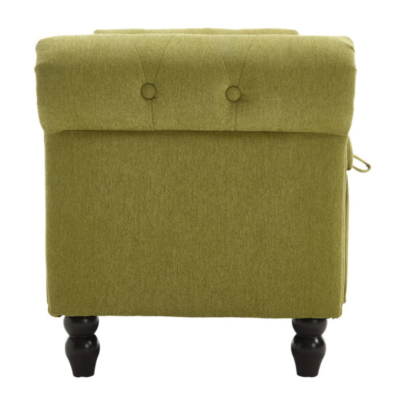Coolmore Storage Ottoman 55.12 Inches Upholstered Fabric Storage Ottoman Bench,Button Tufted Ottoman with Storage for Living Room,Bedroom End of Bed Bench Withstands 275lbs-海智集-Default-