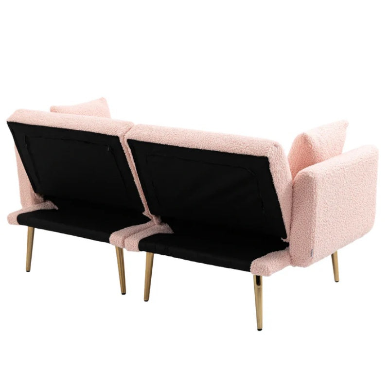 COOLMORE Velvet Sofa , Accent sofa .loveseat sofa with metal feet-海智集-Default-
