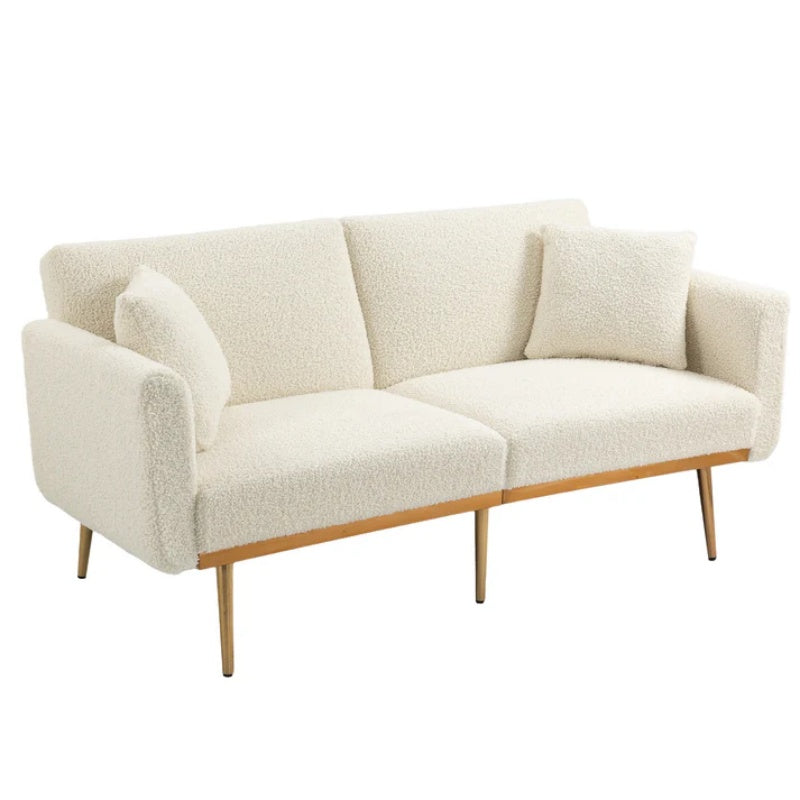 COOLMORE Velvet Sofa , Accent sofa .loveseat sofa with metal feet-海智集-Default-