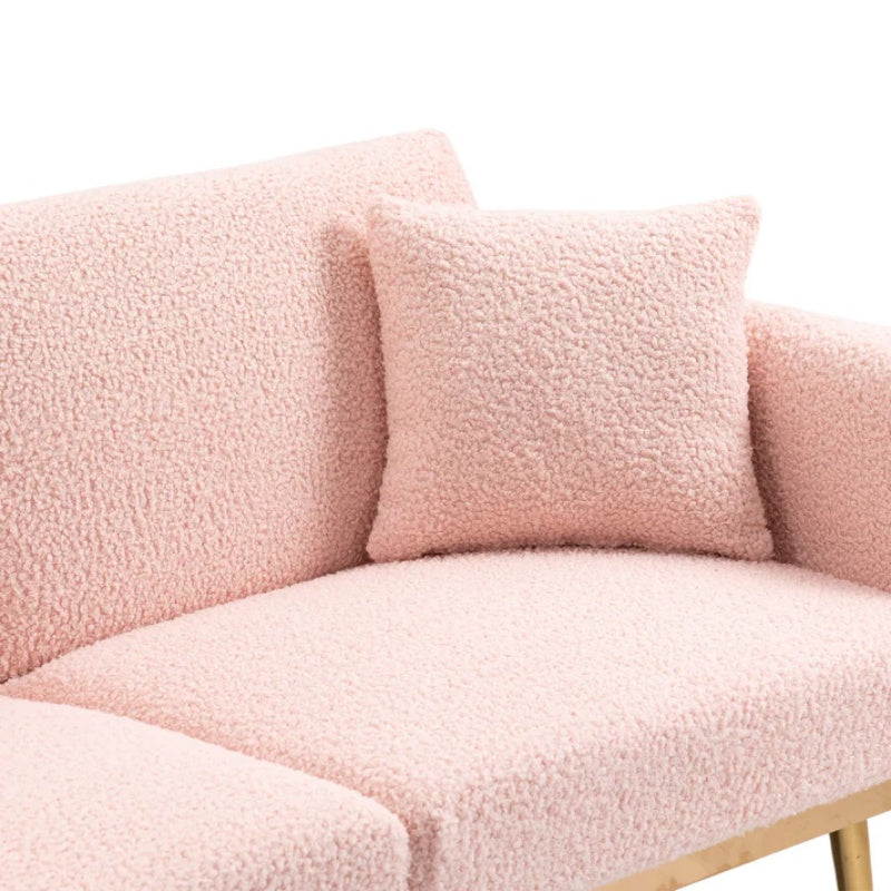 COOLMORE Velvet Sofa , Accent sofa .loveseat sofa with metal feet-海智集-Default-