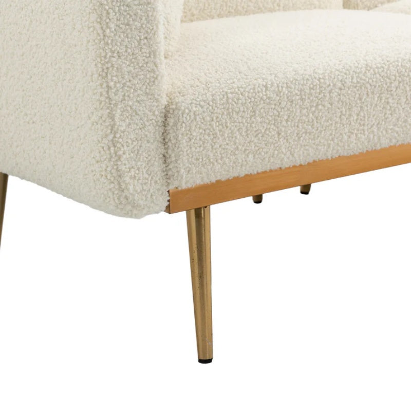 COOLMORE Velvet Sofa , Accent sofa .loveseat sofa with metal feet-海智集-Default-