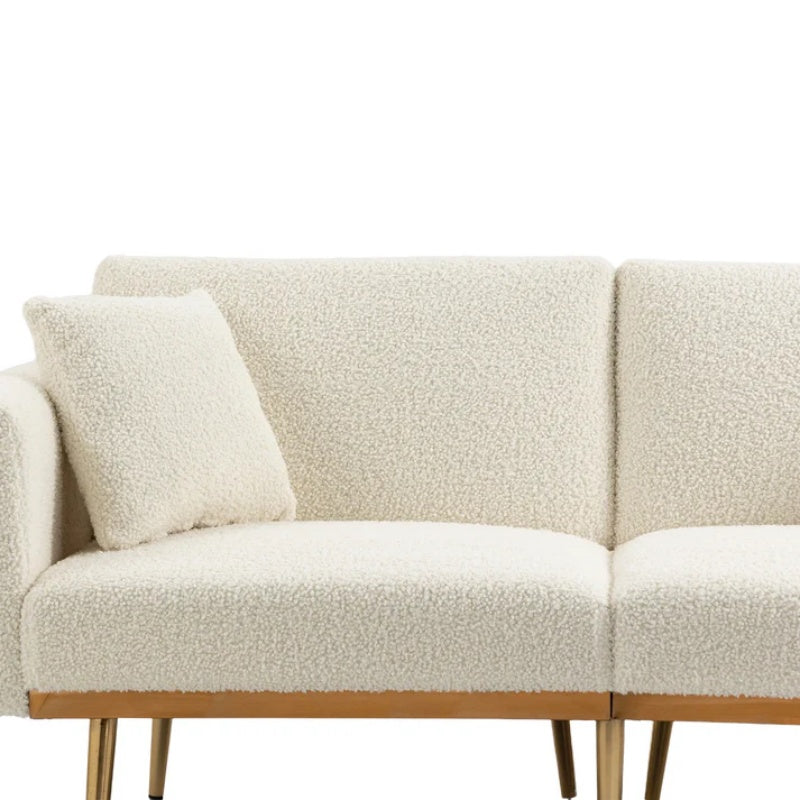 COOLMORE Velvet Sofa , Accent sofa .loveseat sofa with metal feet-海智集-Default-