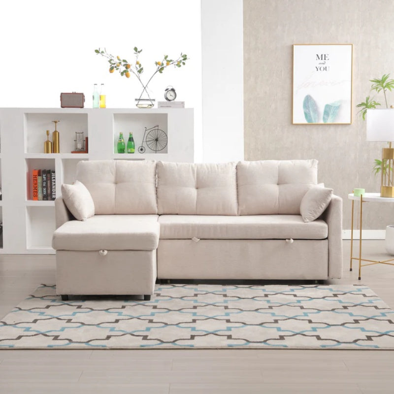 UNITED WE WIN-Furniture, modular L-shaped sofa, modular long sofa with reversible chaise lounge, Sofa bed, Sleeper sofa, modular sofa combination with storage seats.-海智集-Default-