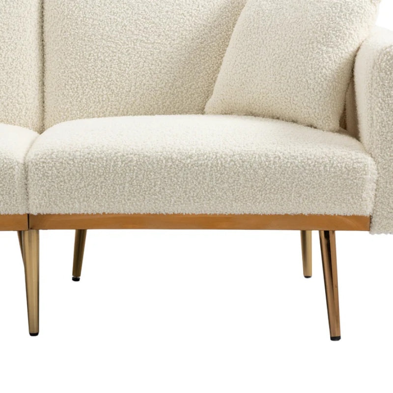 COOLMORE Velvet Sofa , Accent sofa .loveseat sofa with metal feet-海智集-Default-
