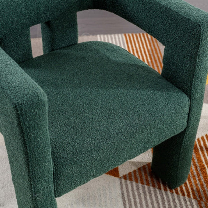 COOLMORE Contemporary Designed Fabric Upholstered Accent/Dining Chair /Barrel Side Chairs Kitchen Armchair for Living Room 2PC/SET-海智集-Default-