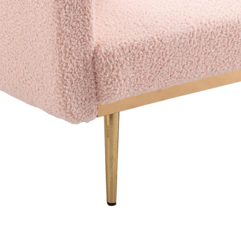 COOLMORE Velvet Sofa , Accent sofa .loveseat sofa with metal feet-海智集-Default-