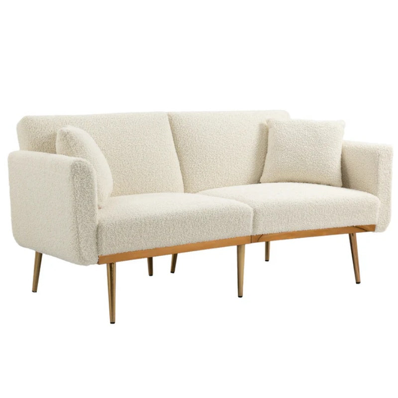 COOLMORE Velvet Sofa , Accent sofa .loveseat sofa with metal feet-海智集-Default-