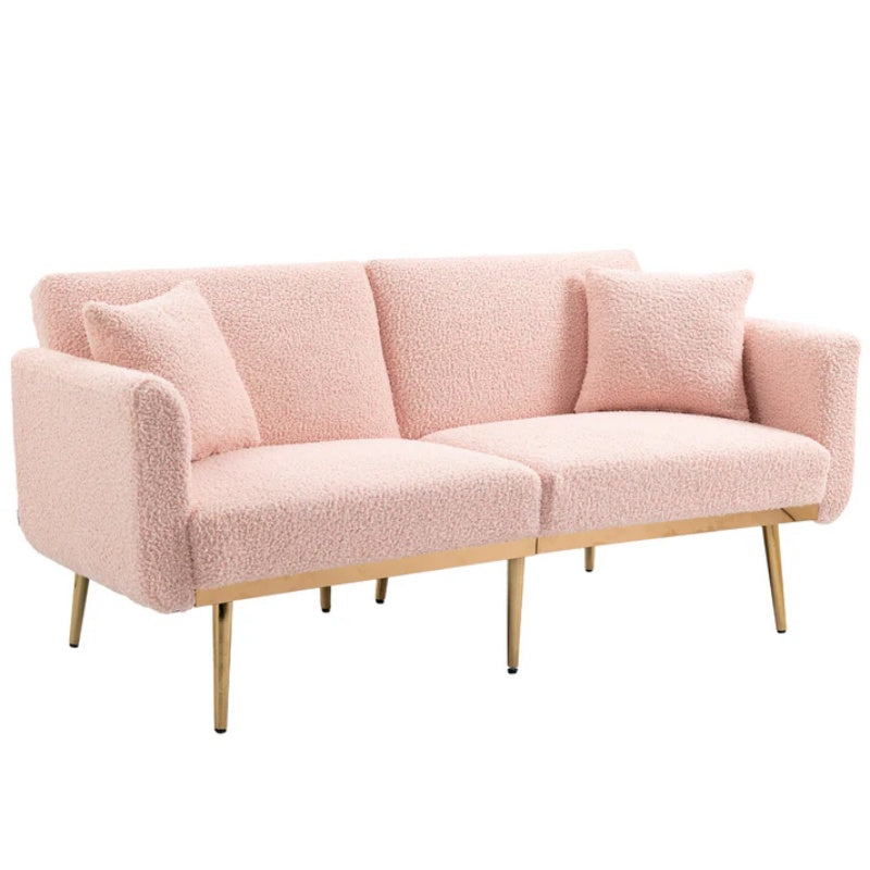 COOLMORE Velvet Sofa , Accent sofa .loveseat sofa with metal feet-海智集-Default-