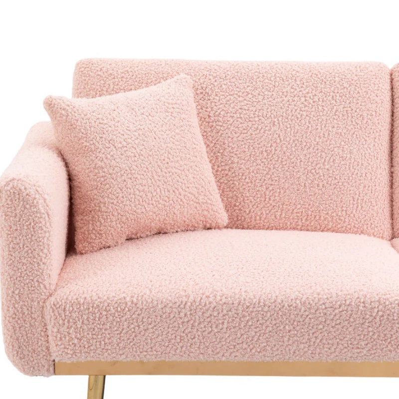 COOLMORE Velvet Sofa , Accent sofa .loveseat sofa with metal feet-海智集-Default-