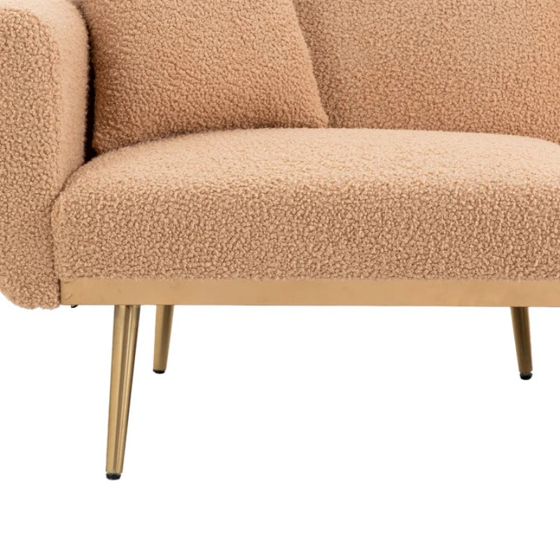 COOLMORE Velvet Sofa , Accent sofa .loveseat sofa with metal feet-海智集-Default-