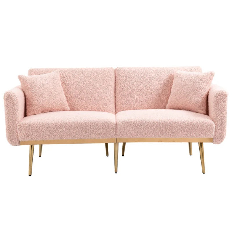 COOLMORE Velvet Sofa , Accent sofa .loveseat sofa with metal feet-海智集-Default-