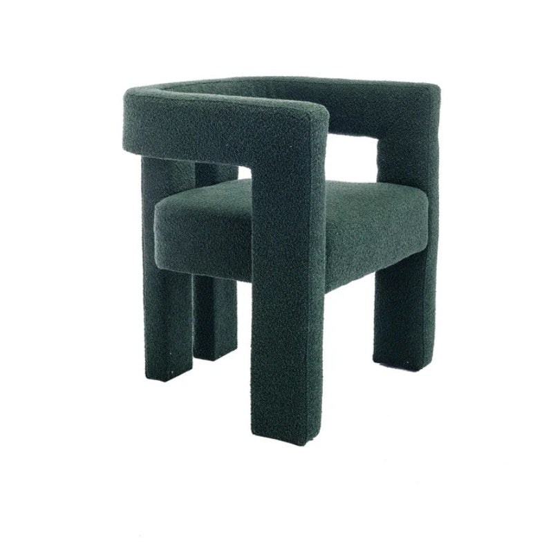 COOLMORE Contemporary Designed Fabric Upholstered Accent/Dining Chair /Barrel Side Chairs Kitchen Armchair for Living Room 2PC/SET-海智集-Default-