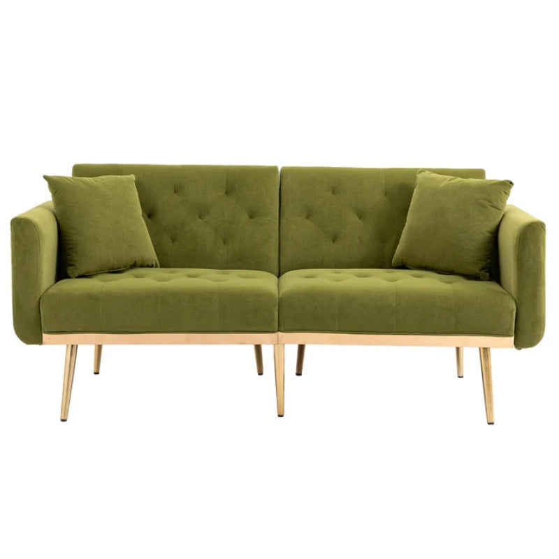 COOLMORE Velvet Sofa , Accent sofa .loveseat sofa with metal feet-海智集-Default-
