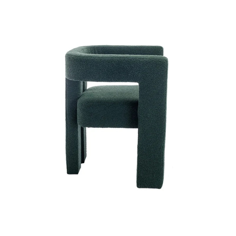 COOLMORE Contemporary Designed Fabric Upholstered Accent/Dining Chair /Barrel Side Chairs Kitchen Armchair for Living Room 2PC/SET-海智集-Default-