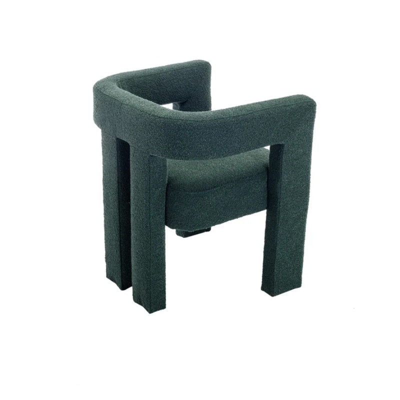 COOLMORE Contemporary Designed Fabric Upholstered Accent/Dining Chair /Barrel Side Chairs Kitchen Armchair for Living Room 2PC/SET-海智集-Default-