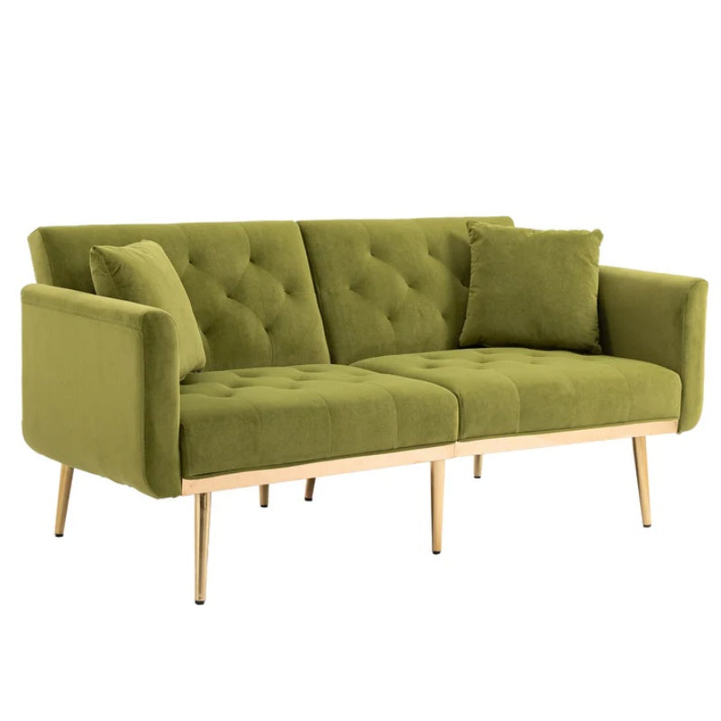 COOLMORE Velvet Sofa , Accent sofa .loveseat sofa with metal feet-海智集-Default-