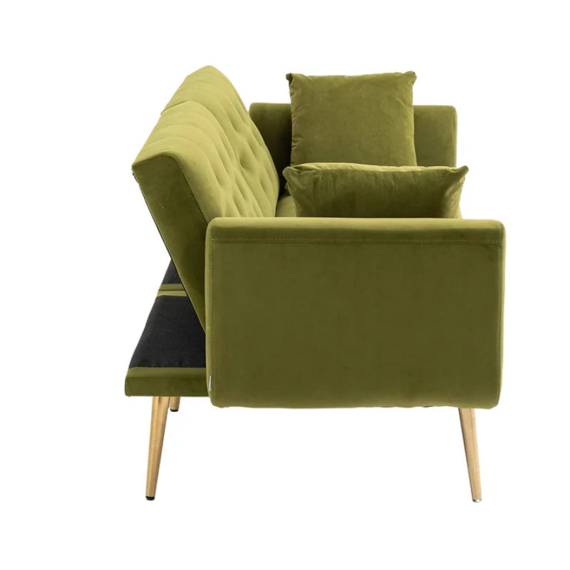 COOLMORE Velvet Sofa , Accent sofa .loveseat sofa with metal feet-海智集-Default-