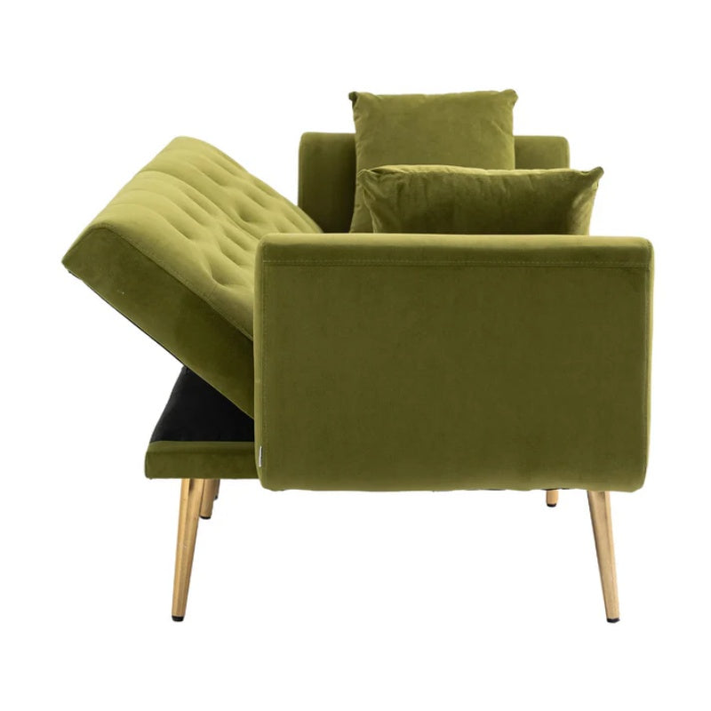 COOLMORE Velvet Sofa , Accent sofa .loveseat sofa with metal feet-海智集-Default-