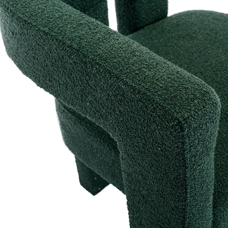 COOLMORE Contemporary Designed Fabric Upholstered Accent/Dining Chair /Barrel Side Chairs Kitchen Armchair for Living Room 2PC/SET-海智集-Default-