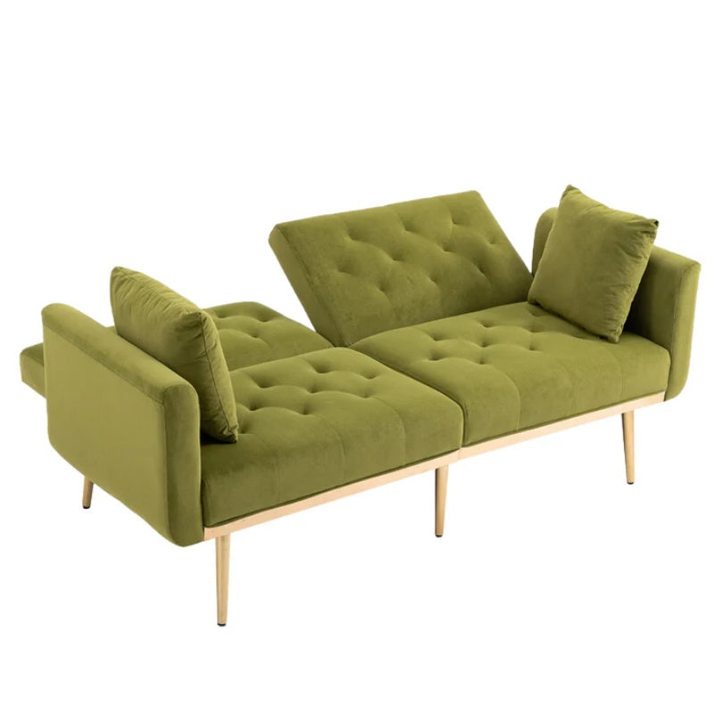 COOLMORE Velvet Sofa , Accent sofa .loveseat sofa with metal feet-海智集-Default-