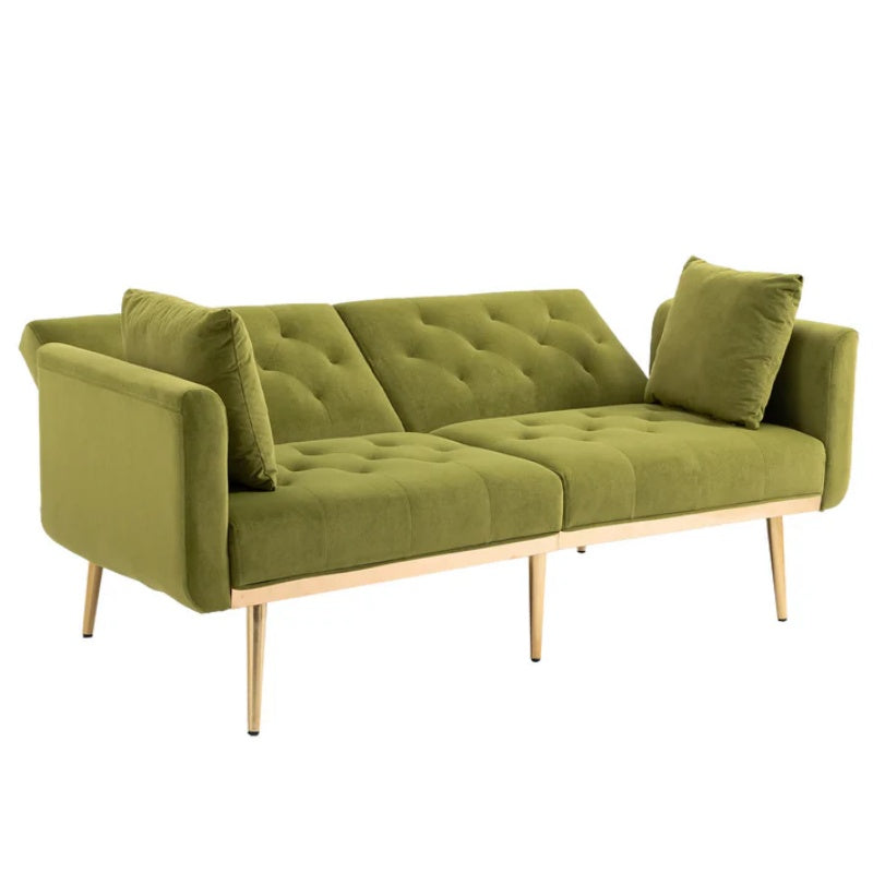 COOLMORE Velvet Sofa , Accent sofa .loveseat sofa with metal feet-海智集-Default-
