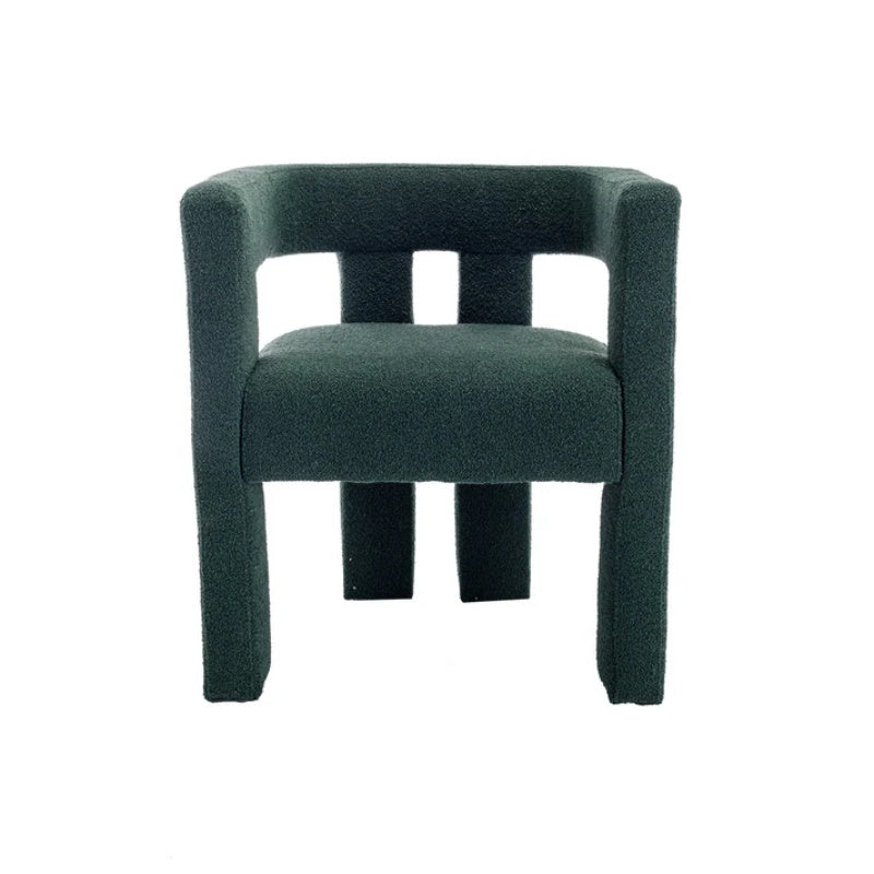 COOLMORE Contemporary Designed Fabric Upholstered Accent/Dining Chair /Barrel Side Chairs Kitchen Armchair for Living Room 2PC/SET-海智集-Default-