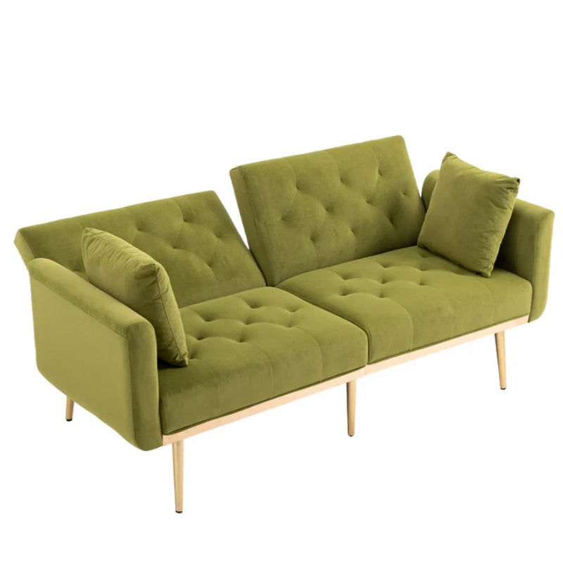 COOLMORE Velvet Sofa , Accent sofa .loveseat sofa with metal feet-海智集-Default-