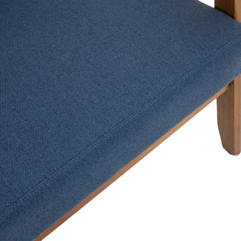 COOLMORE Mid-Century Modern Solid Loveseat Sofa Upholstered Linen Loveseat, 2-Seat Upholstered Loveseat Sofa Modern Couch-海智集-Default-