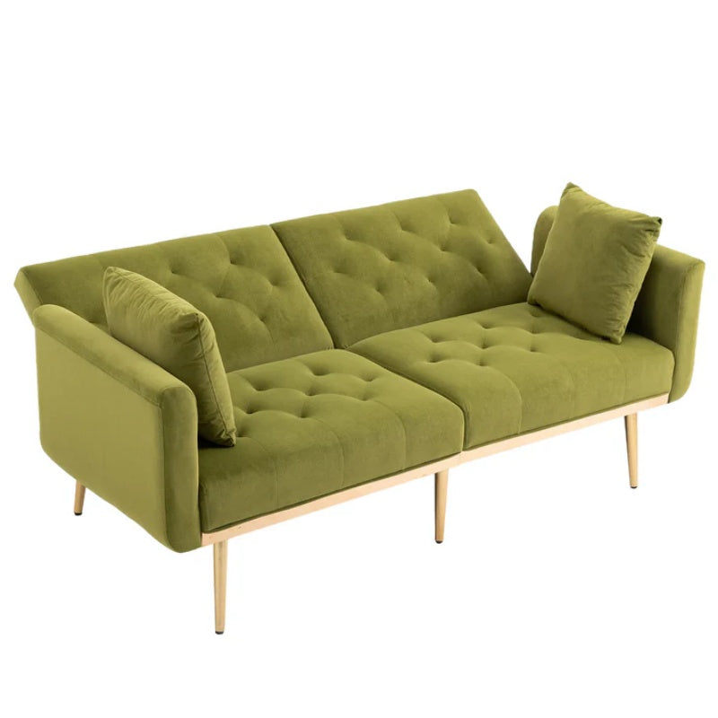 COOLMORE Velvet Sofa , Accent sofa .loveseat sofa with metal feet-海智集-Default-