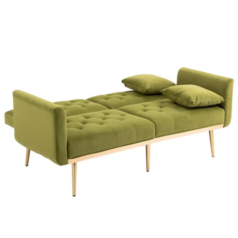 COOLMORE Velvet Sofa , Accent sofa .loveseat sofa with metal feet-海智集-Default-