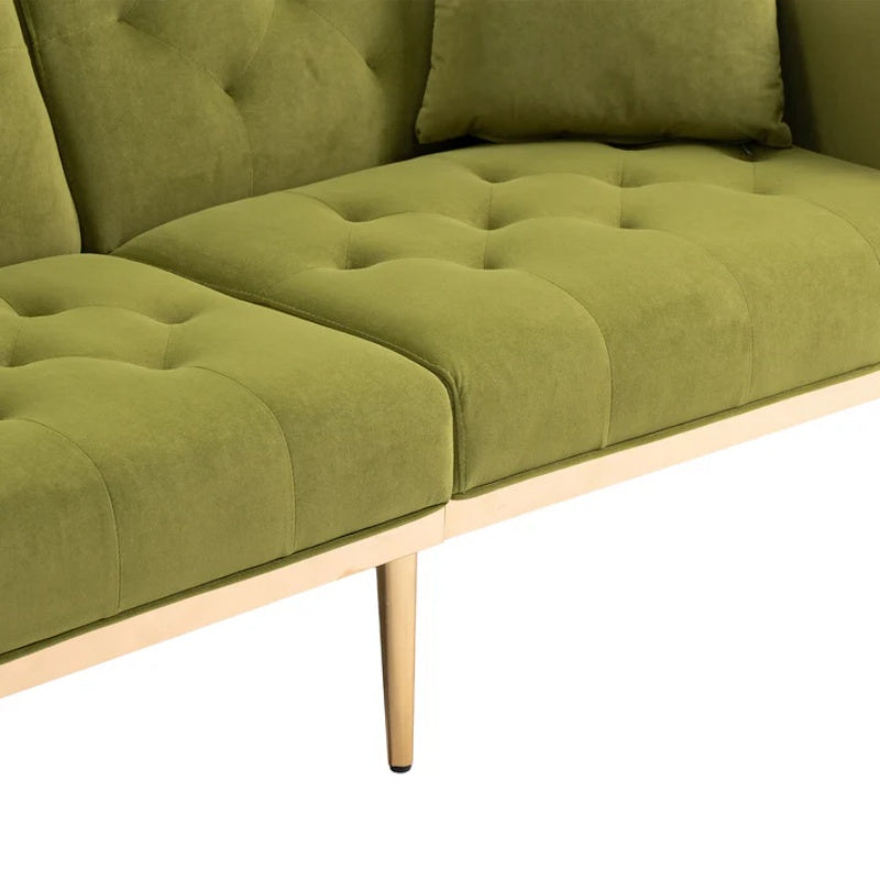COOLMORE Velvet Sofa , Accent sofa .loveseat sofa with metal feet-海智集-Default-