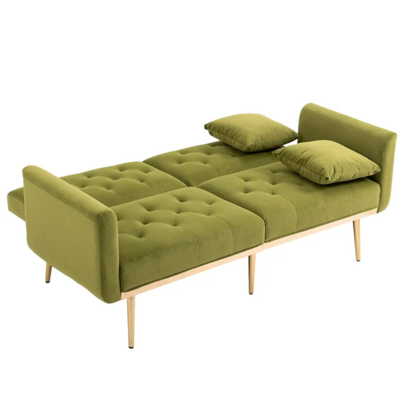 COOLMORE Velvet Sofa , Accent sofa .loveseat sofa with metal feet-海智集-Default-