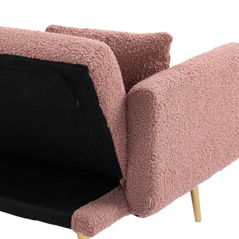 COOLMORE Velvet Sofa , Accent sofa .loveseat sofa with metal feet-海智集-Default-