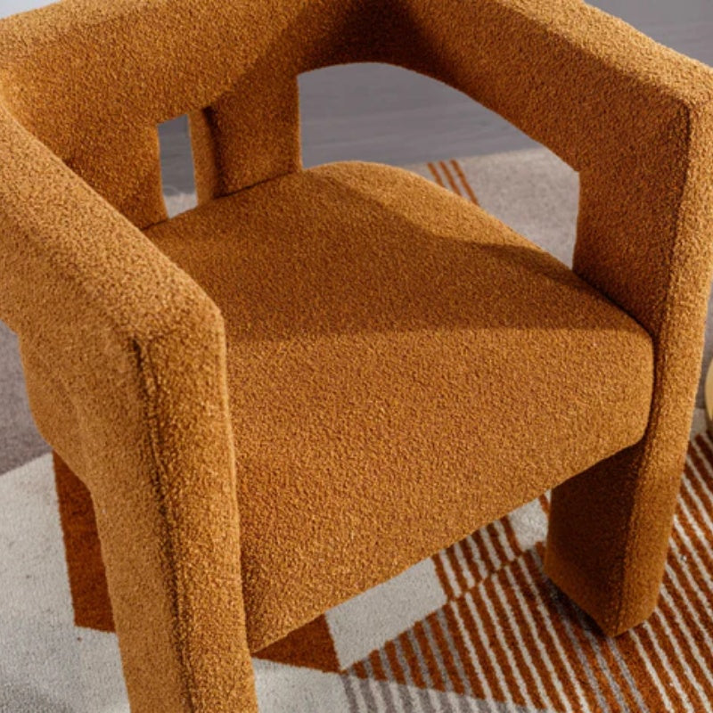 COOLMORE Contemporary Designed Fabric Upholstered Accent/Dining Chair /Barrel Side Chairs Kitchen Armchair for Living Room 2PC/SET-海智集-Default-