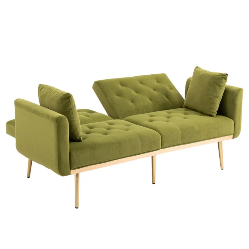 COOLMORE Velvet Sofa , Accent sofa .loveseat sofa with metal feet-海智集-Default-
