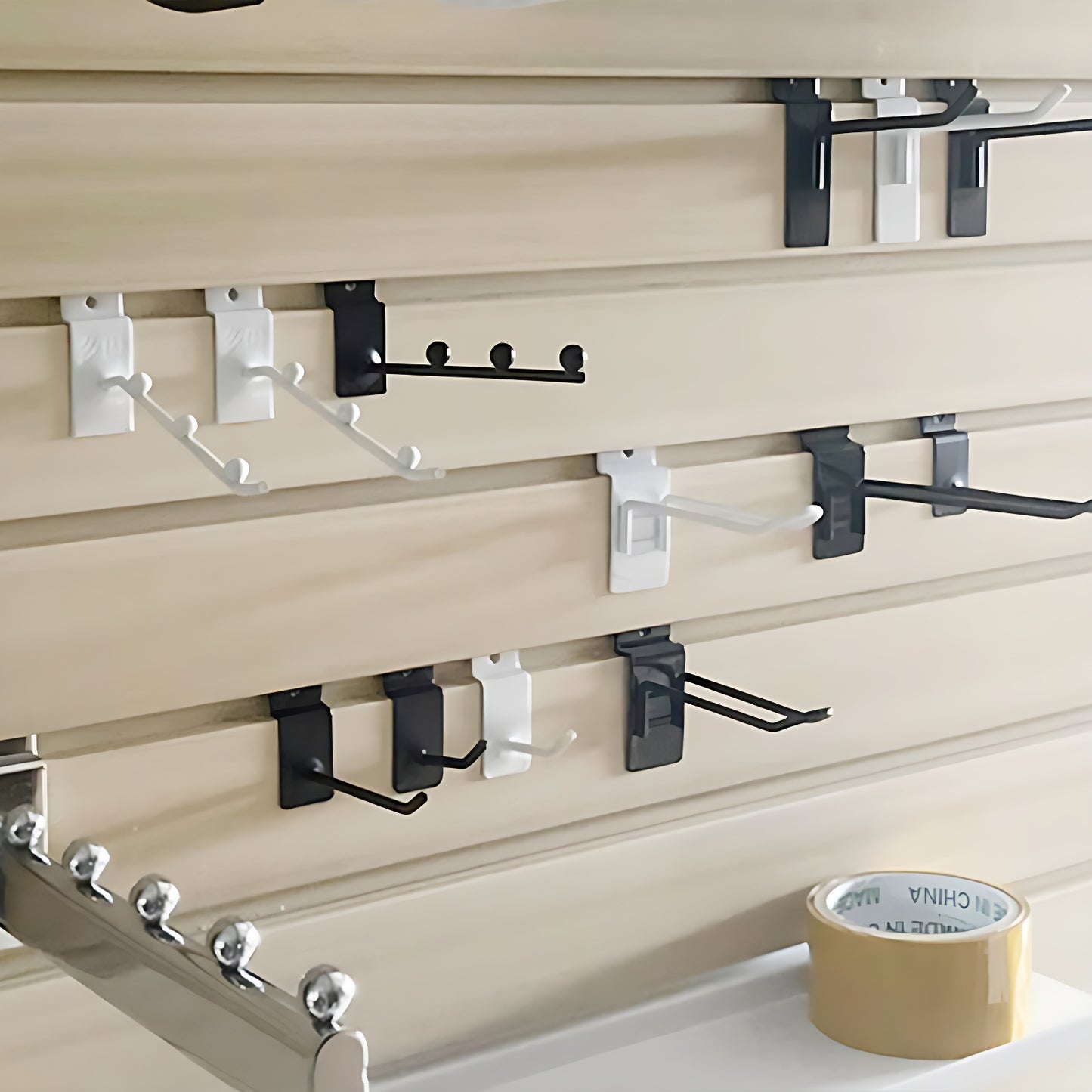 Powerful Wall Hooks - FSILON Heavy-Duty Storage Hooks (Small Size), Customizable and Practical Closet Organizer, High Quality with 35kg Load Capacity, Ideal for Home Storage Solutions, Model GGQJ008-海智集-
