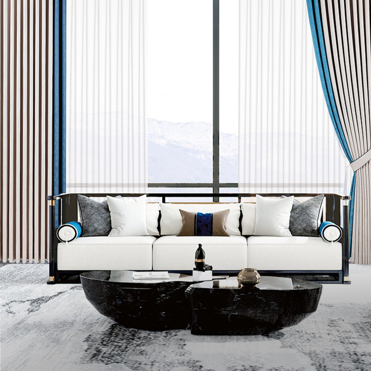 Linchu Tinglan Curtains: The micro-textured silk surface feels gentle and comfortable to the skin-海智集-