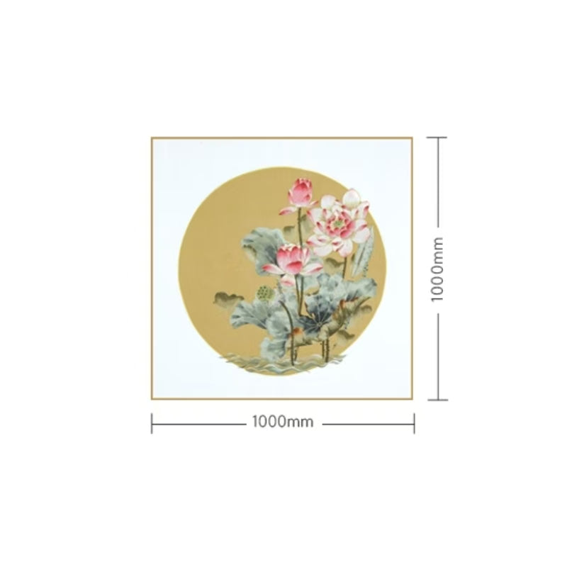 Decorative Art-Graceful Lotus Blooms-海智集-