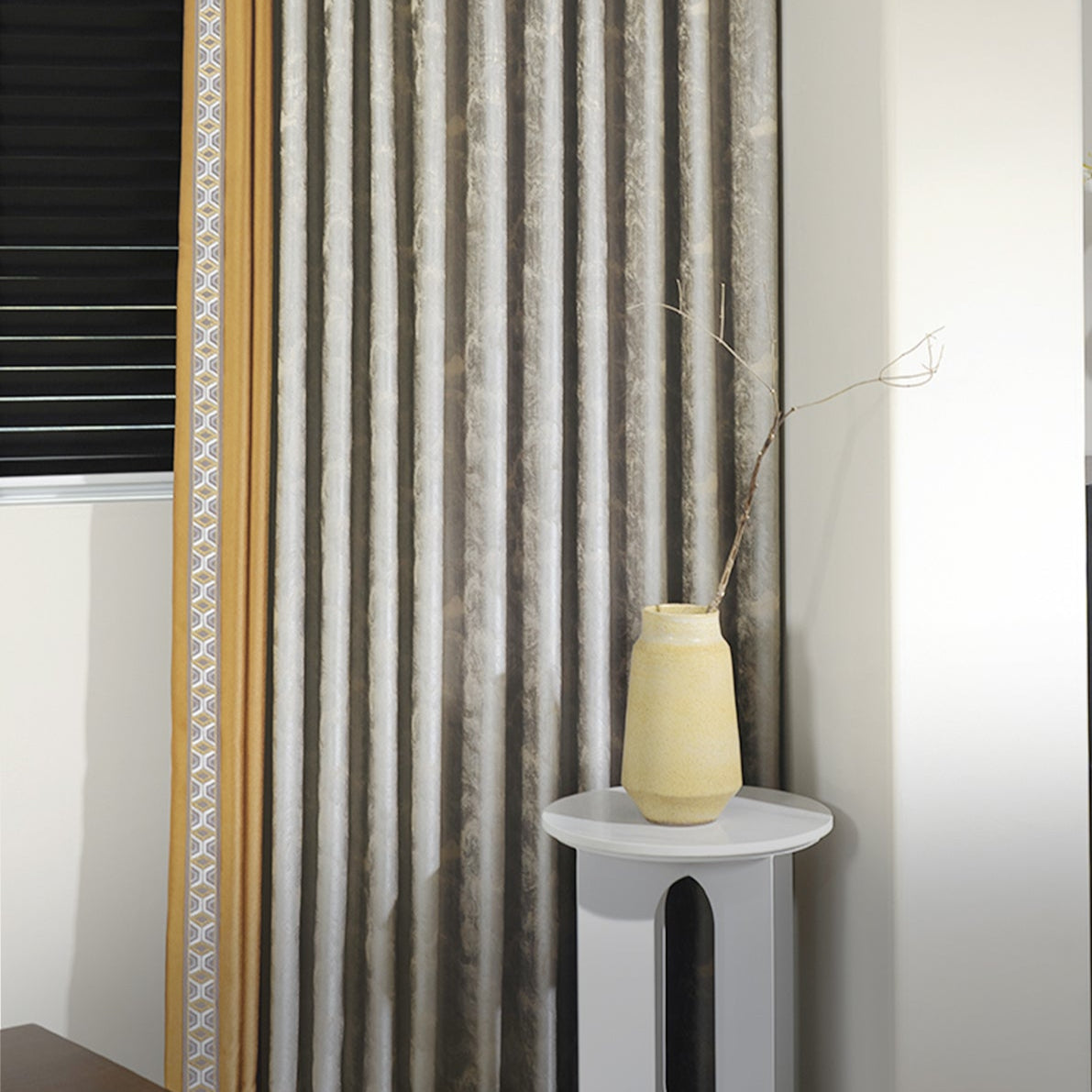 Misty mountain wild curtains: High-precision yarn-dyed jacquard craftsmanship-海智集-