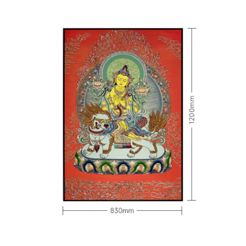 Lotus and Lion Auspiciousness——The sacred art that conveys auspiciousness and wisdom-海智集-