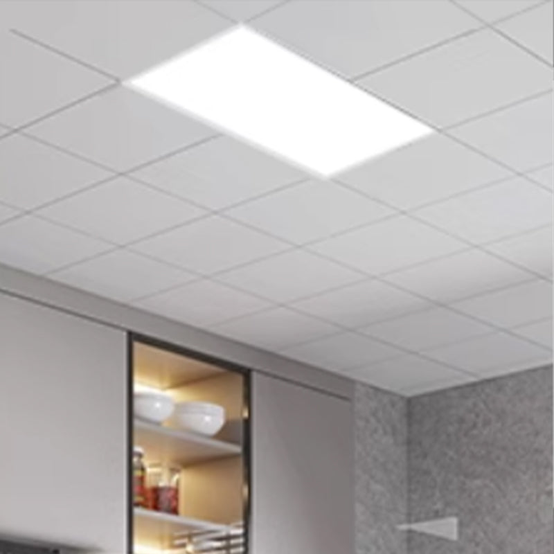 SURFACEMOUNTED BACKLIT PANEL - 24W Ultra Bright LED Panel Light, Ceiling Mounted, 300x600x38mm, Versatile Installation Options, High-Temperature Resistant Optical Lens, Ideal for Various Applications - White Finish Metal Design-海智集-