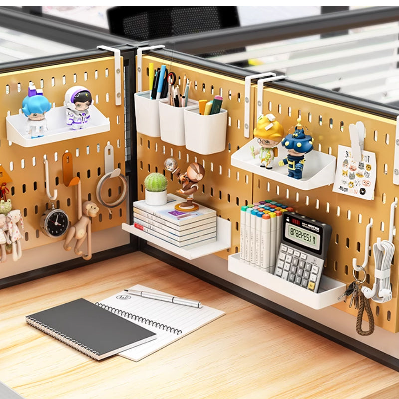 White Metal J Hook - Durable Aluminum Pegboard Accessory, Heavy-Duty Quality for Strong Support-海智集-
