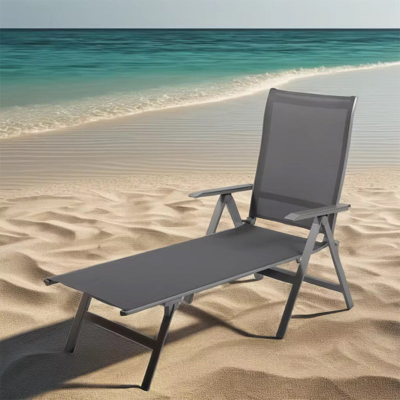 Premium Outdoor Chaise Lounge Chair - Durable, Comfortable, Quality Furniture, Oil-Resistant, Anti-Corrosive Design-海智集-