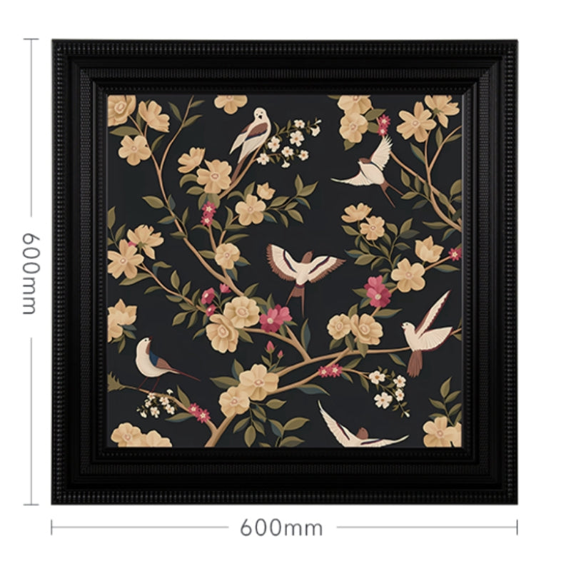 Decorative Art-Joyful Birds and Flowers in Playful Leisure, Scroll II-海智集-