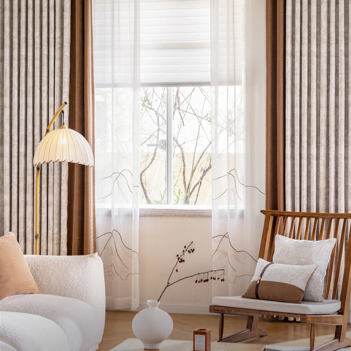 Lazy Time Curtains: Anti-wrinkle, no ironing required, machine washable, and easy to maintain-海智集-
