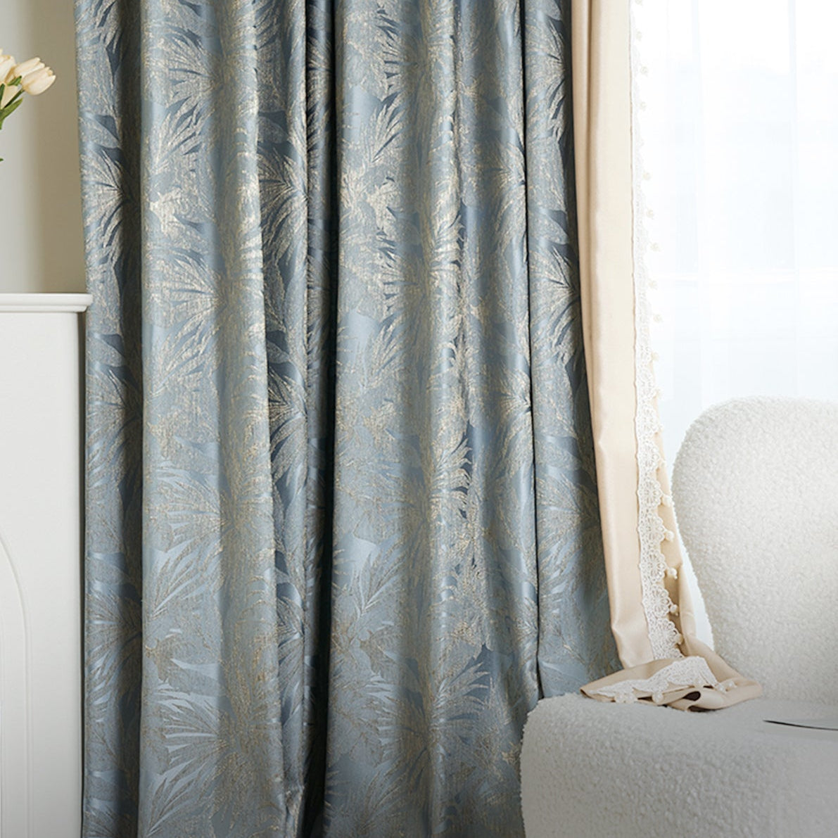 Nature Praise Curtains: Elegant and simple patterns inspired by decorative arts-海智集-