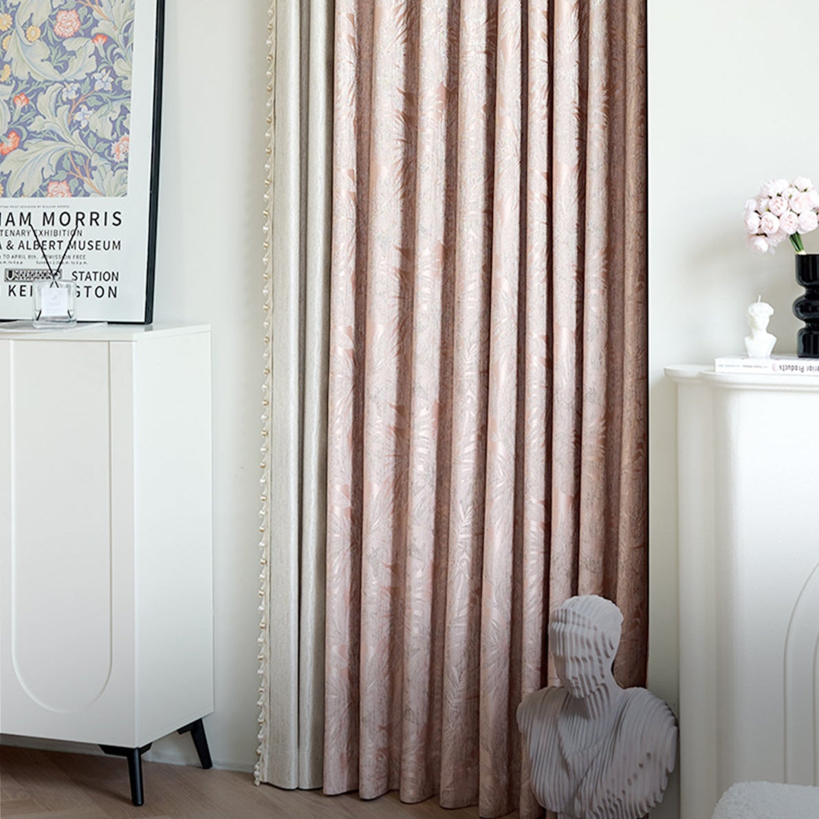 Cupid's Descent Curtains: Elegant and simple patterns inspired by Art Deco-海智集-