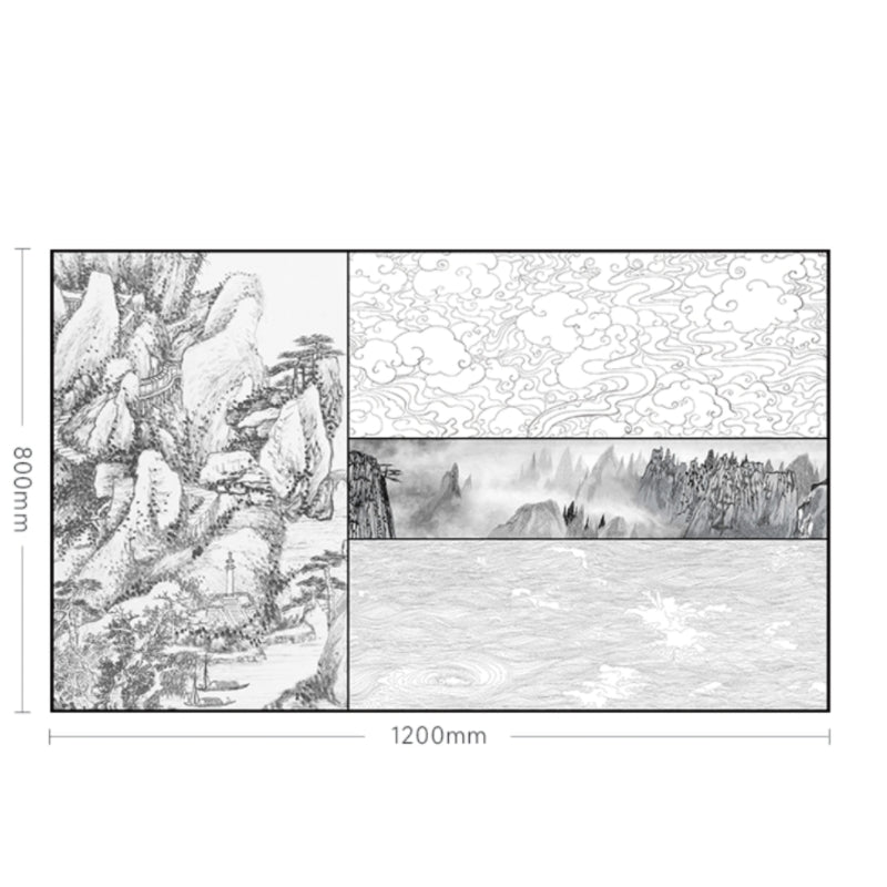 Decorative Art-Impressions of Mountain and Sea Landscapes-海智集-