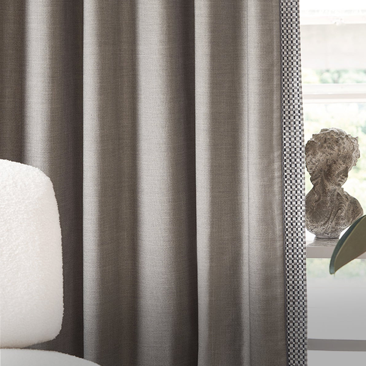 Black, white and grey Curtains:enjoy the stylish yet practical benefits these curtains bring to your home!-海智集-